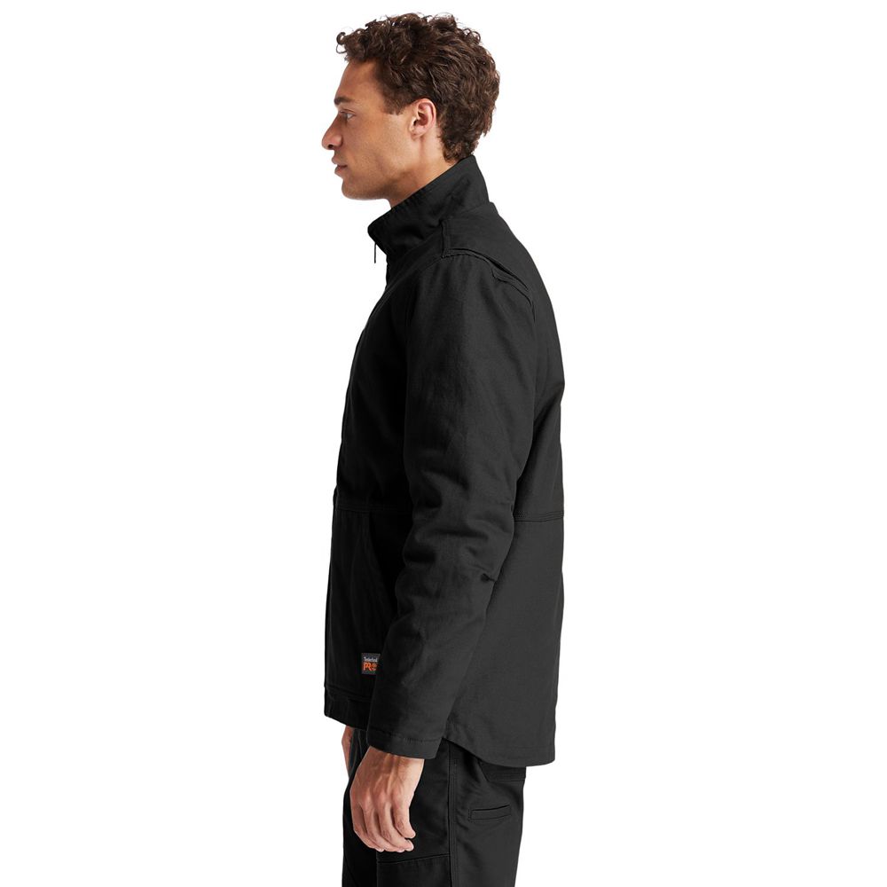 Chaquetas Timberland Hombre Pro® Gritman Lined Lona Negras - Chile UHD-841792